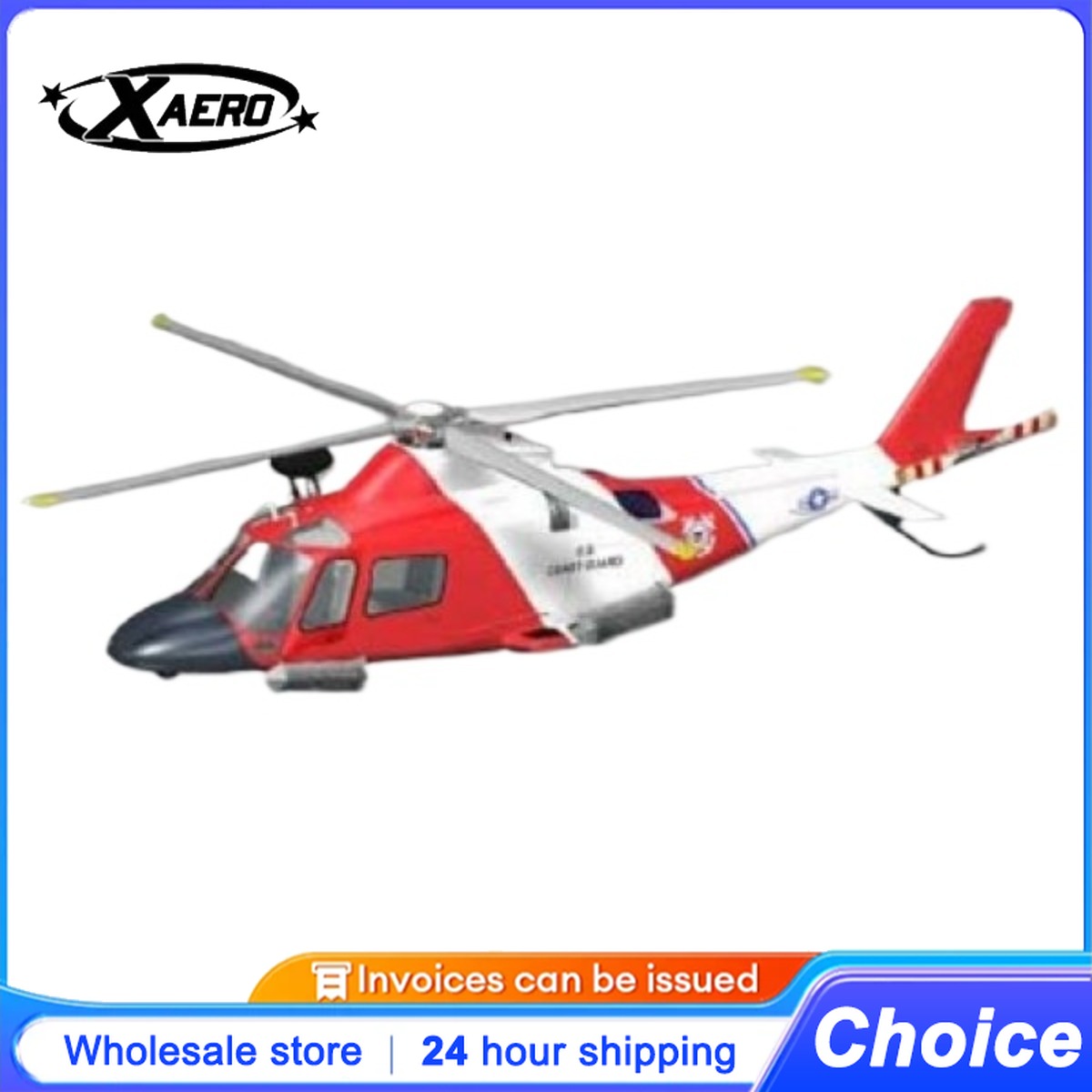 Rc Helicopter Bag - ROBAN 500 Maat A-109 Kustwacht Schaal