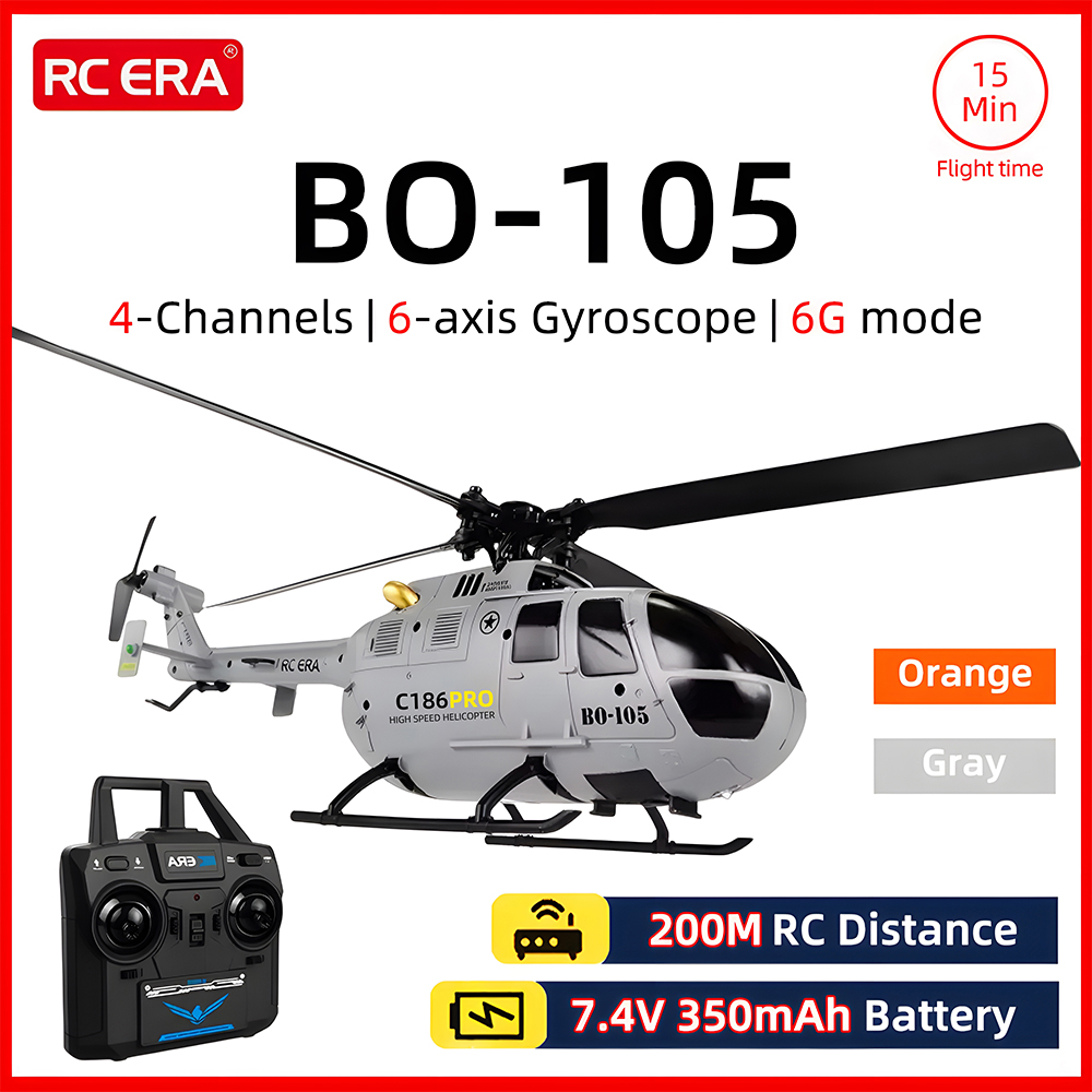 Rc Helicopter Gyro - RC ERA BO-105 Helikopter Schaal 1:48