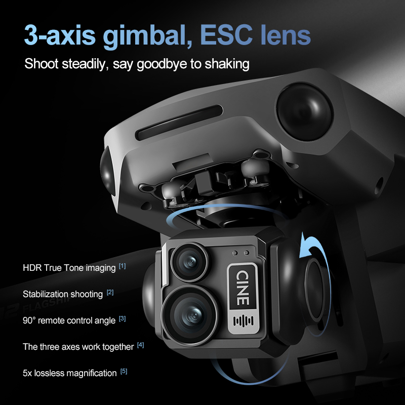 8K 3-assige Gimbal Brushless 7 - Rc Helicopter Electric recensie en prijs