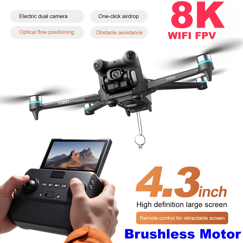 Borstelloze drone met scherm,  - Rc Helicopter Electric recensie en prijs