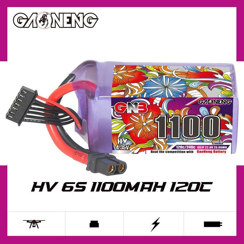2 Stuks GNB 6S Lipo Batterij 2 - Rc Helicopter Battery recensie en prijs