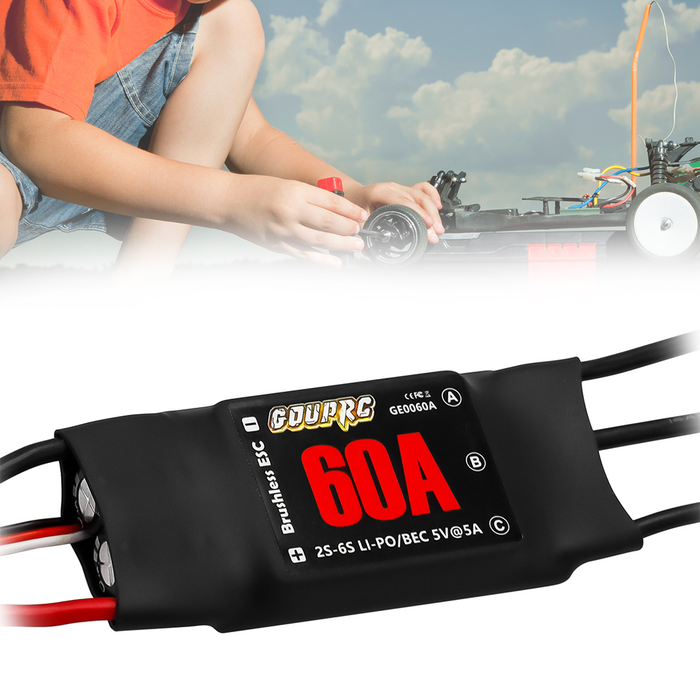 60A borstelloze ESC 2-6S elekt - Rc Helicopter Electric recensie en prijs